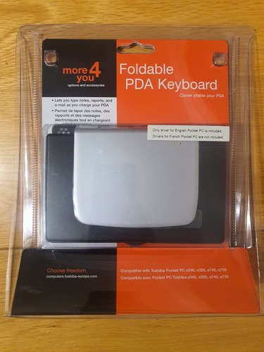 Toshiba foldable keyboard - foldable, for