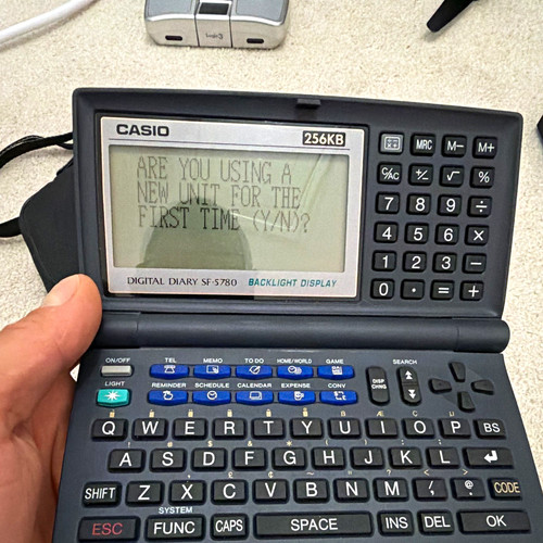 Casio digital diary 5780 - digital, sf-5780