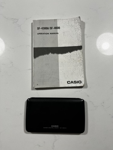 Casio 4600 digital diary - casio,