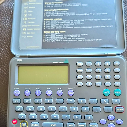 Electronic organiser pda w - pda, b&w